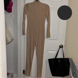Nude jumpsuit S